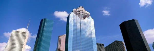 Texas: Downtown Office Buildings, Houston, Texas, USA by Panoramic Images