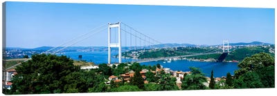 Fatih Sultan Ahmet Bridge, Istanbul, Turkey Canvas Art Print - Istanbul Art