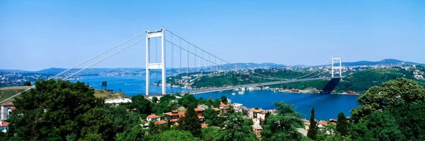 Turkey: Fatih Sultan Ahmet Bridge, Istanbul, Turkey by Panoramic Images