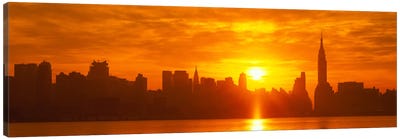 NYC, New York City New York State, USA Canvas Art Print - City Sunrise & Sunset Art