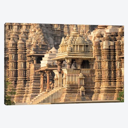 Khajuraho Group of Monuments I, Chhatarpur District, Madhya Pradesh, India Canvas Print #PIM13542} by Panoramic Images Canvas Print