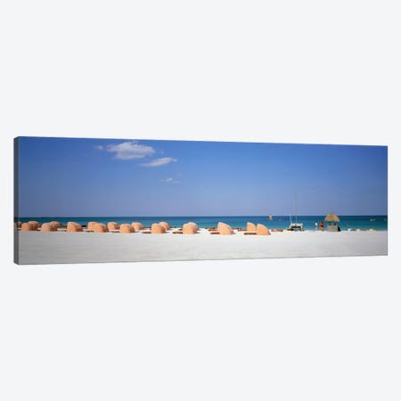 Beach Scene, Miami, Florida, USA Canvas Print #PIM1388} by Panoramic Images Canvas Art