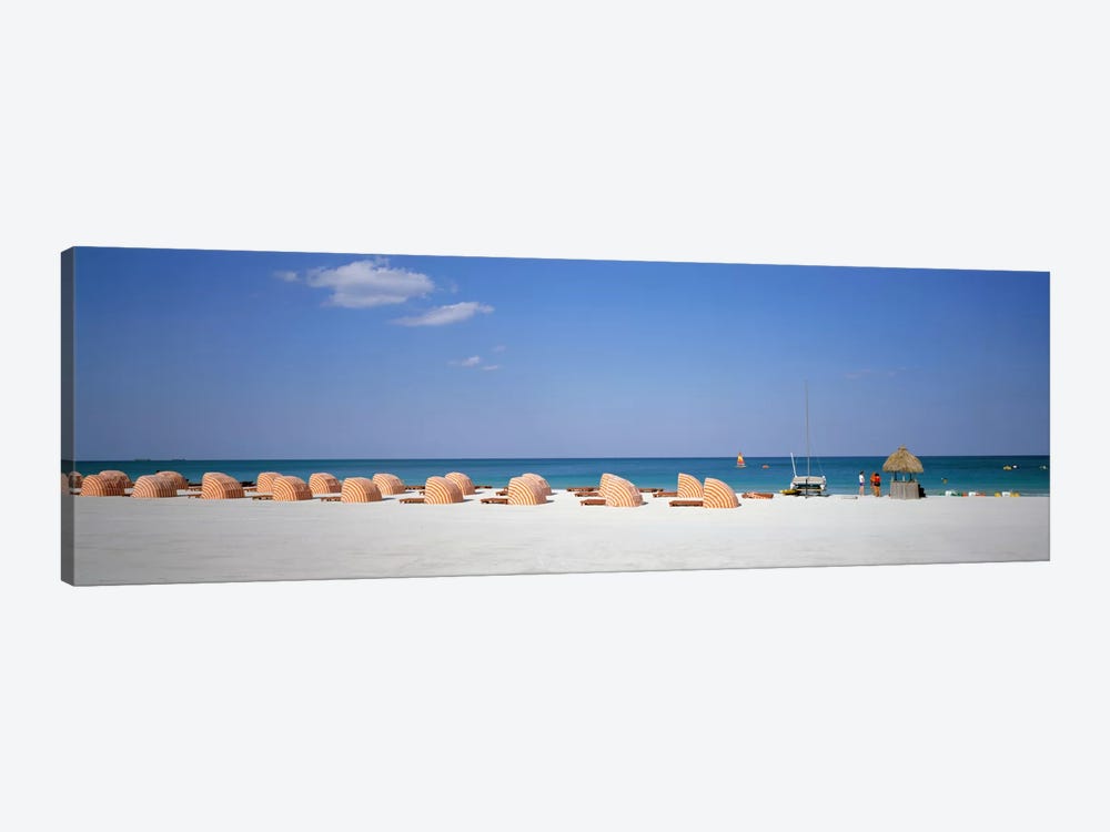 Beach Scene, Miami, Florida, USA by Panoramic Images 1-piece Canvas Wall Art