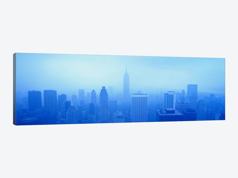 Downtown Skyline On A Hazy Day, New York City New York, USA by Panoramic Images 1-piece Art Print