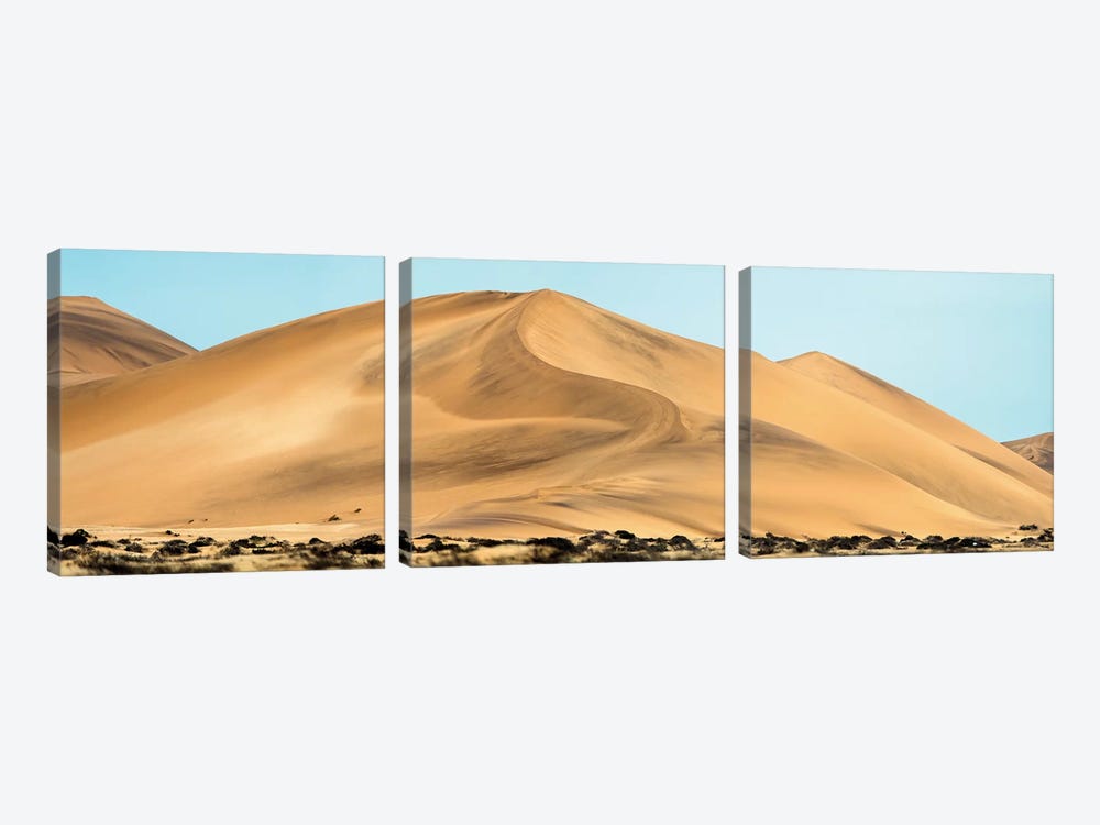 Desert Landscape, Walvis Bay, Namibia by Panoramic Images 3-piece Canvas Print