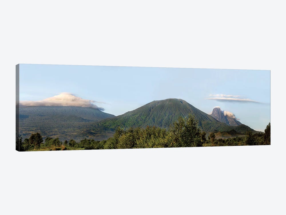 Rainforest Landscape, Volcanoes National Park (Parc National des Volcans), Rwanda by Panoramic Images 1-piece Canvas Artwork