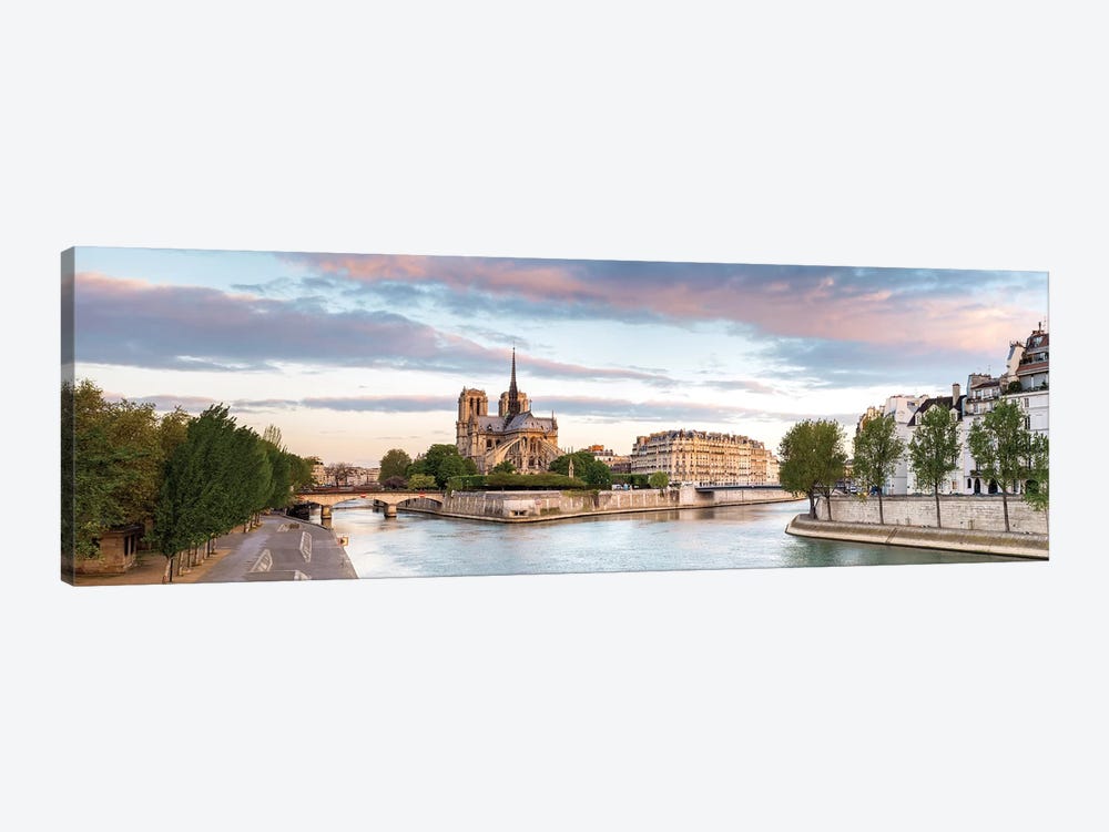 Notre-Dame de Paris (Notre-Dame Cathedral), Paris, Ile-de-France, France by Panoramic Images 1-piece Canvas Art Print