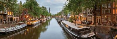 Prinsengracht Canal, Amsterdam, North Holland Province, Netherlands by Panoramic Images multi panel art
