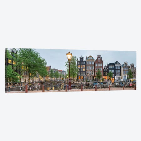 Cityscape I, Amsterdam, North Holland Province, Netherlands Canvas Print #PIM13965} by Panoramic Images Canvas Art