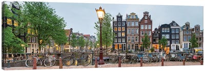Cityscape I, Amsterdam, North Holland Province, Netherlands Canvas Art Print - Bicycle Art