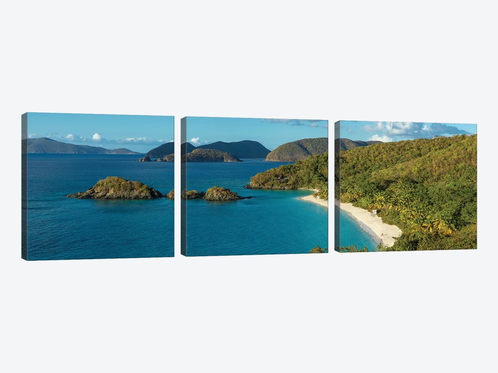 Trunk Bay I, St. John, U.S. Virgin Islands by Panoramic Images 3-piece Art Print