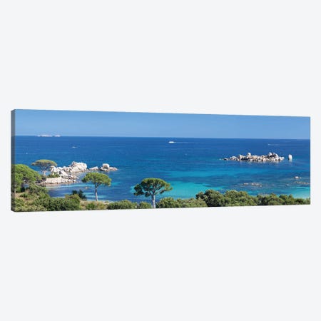 Palombaggia Beach, Porto Vecchio, Corse-du-Sud, Corsica, France Canvas Print #PIM13977} by Panoramic Images Canvas Print