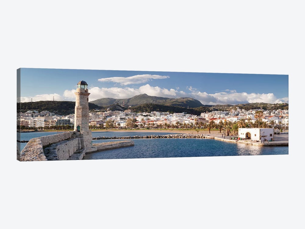 Rethymno Lighthouse, Rethymno, Crete, Greece by Panoramic Images 1-piece Canvas Art Print