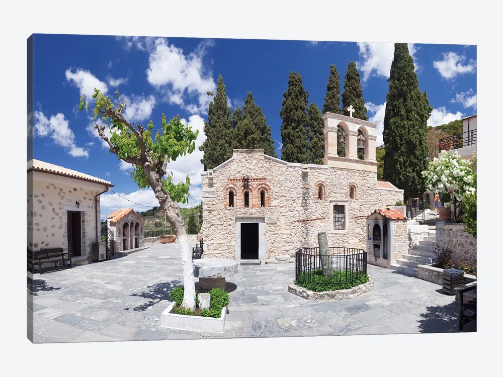 Keras Kardiotissas Monastery, Kera, Heraklion, Crete, Greece by Panoramic Images 1-piece Canvas Wall Art