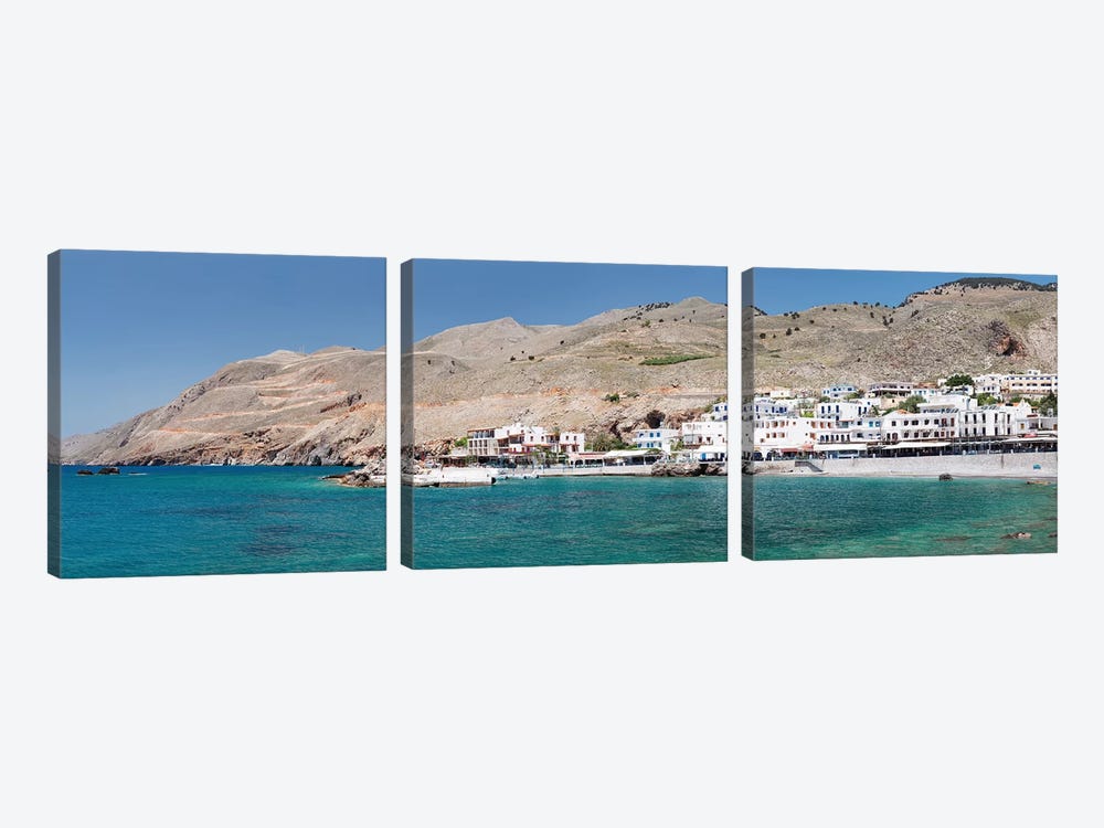 Hora Sfakion, Sfakia, Chania, Crete, Greece by Panoramic Images 3-piece Canvas Print