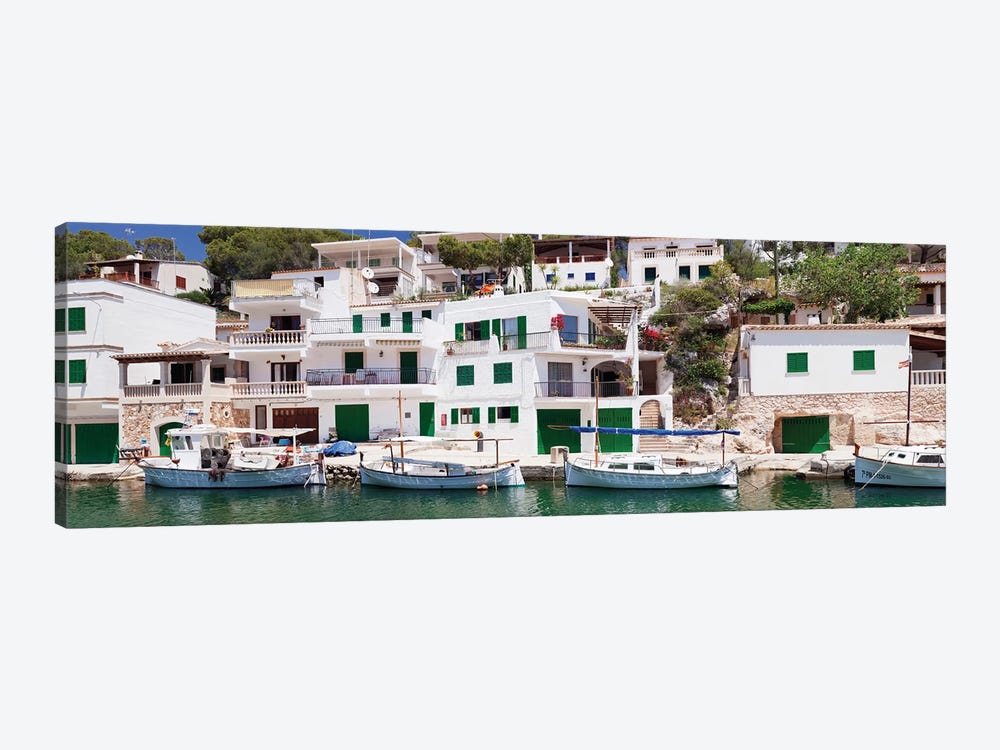 Waterfront Property, Cala Figuera, Santanyi, Majorca, Balearic Islands, Spain by Panoramic Images 1-piece Canvas Art