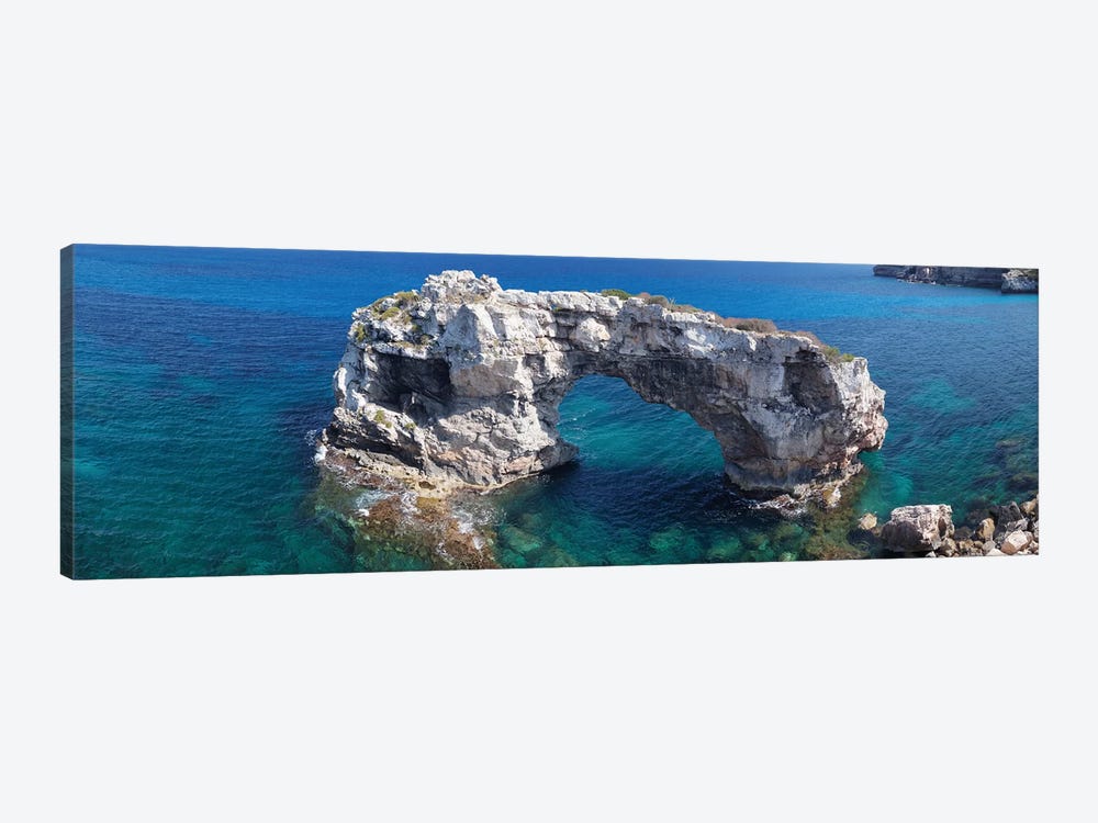 Es Pontas Natural Arch, Santanyi, Majorca, Balearic Islands, Spain by Panoramic Images 1-piece Art Print
