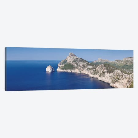 Cap de Formentor (Meeting Place Of The Winds) I, Majorca, Balearic Islands, Spain Canvas Print #PIM13990} by Panoramic Images Canvas Artwork