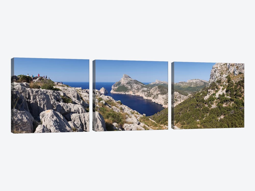 Cap de Formentor (Meeting Place Of The Winds) II, Majorca, Balearic Islands, Spain by Panoramic Images 3-piece Canvas Artwork
