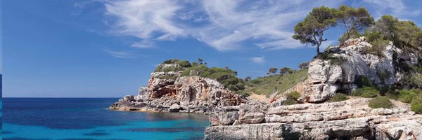 Balearic Islands: Cala s'Almunia Bay, Santanyi, Majorca, Balearic Islands, Spain by Panoramic Images