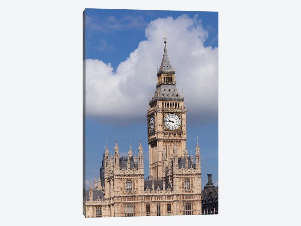 Big Ben, Palace of Westminster, City Of Westminster, London, England by Panoramic Images 1-piece Canvas Art