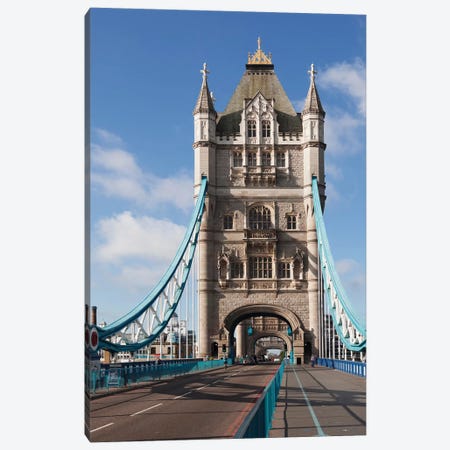 Tower Bridge II, London, England, United Kingdom Canvas Print #PIM13998} by Panoramic Images Canvas Artwork