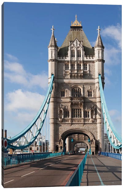 Tower Bridge II, London, England, United Kingdom Canvas Art Print - London Art