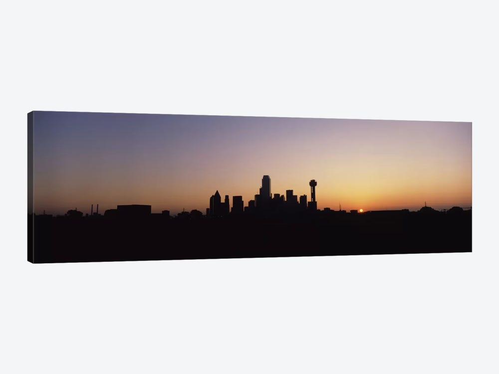 Sunrise Skyline Dallas TX USA by Panoramic Images 1-piece Canvas Wall Art