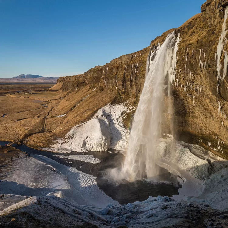 Seljalandsfoss (Seljaland Waterfall), Sudurland, Iceland