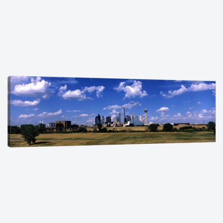 Skyline Dallas TX USA Canvas Print #PIM1400} by Panoramic Images Canvas Print