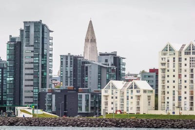 Skyline II, Reykjavik, Iceland by Panoramic Images art print