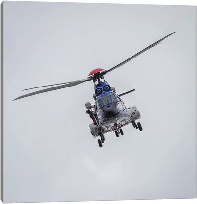 Icelandic Coast Guard TF-LIF Aerospatiale AS-332L1 Super Puma Helicopter, Reykjavik, Iceland Canvas Art Print - Coast Guard Art