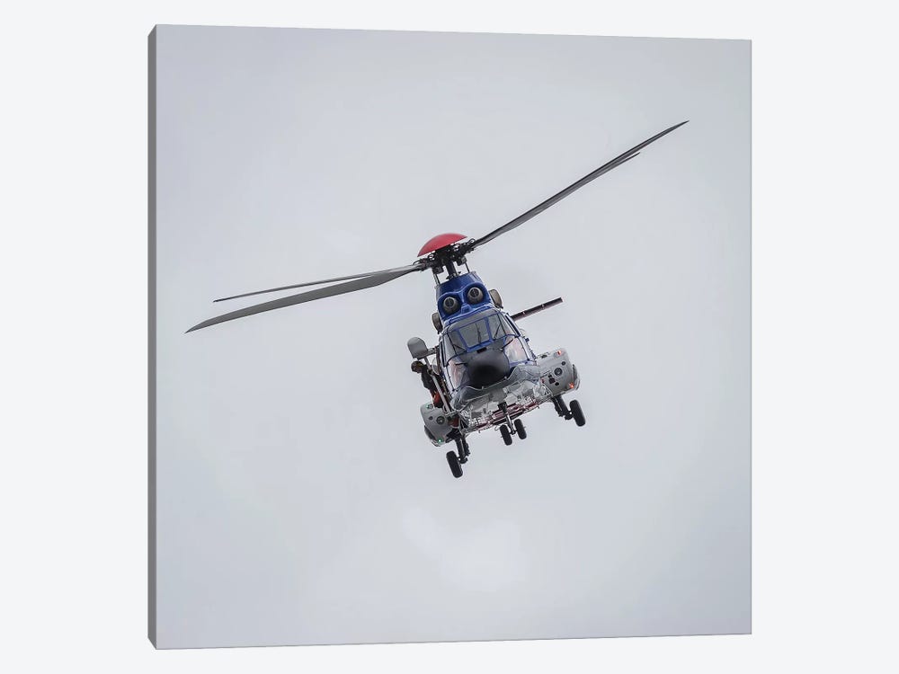Icelandic Coast Guard TF-LIF Aerospatiale AS-332L1 Super Puma Helicopter, Reykjavik, Iceland by Panoramic Images 1-piece Canvas Art