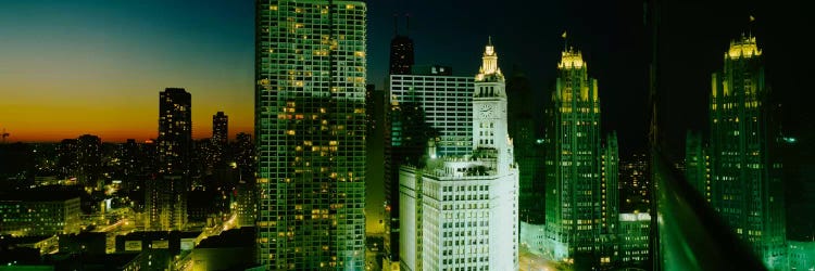 Night Chicago IL USA