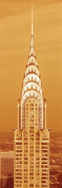 Chrysler Building At Sunset In Sepia, New York City, New York, USA