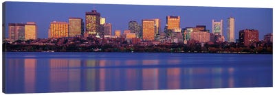 Downtown Skyline, Boston, Suffolk County, Massachusetts, USA Canvas Art Print - Boston Art