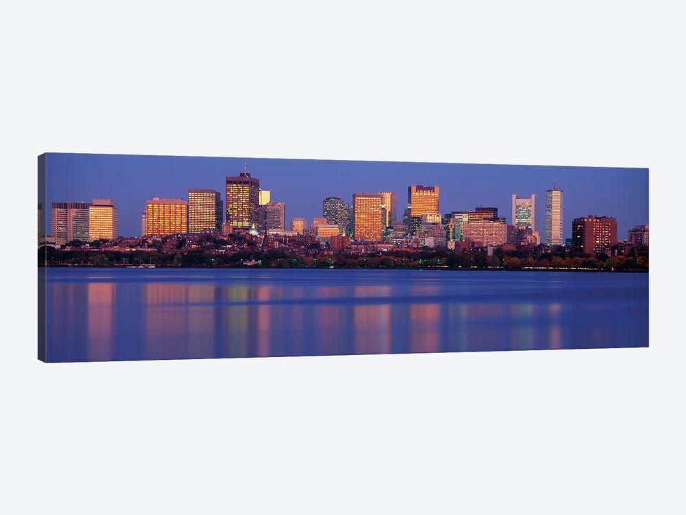 Downtown Skyline, Boston, Suffolk County, Massachusetts, USA by Panoramic Images 1-piece Canvas Wall Art