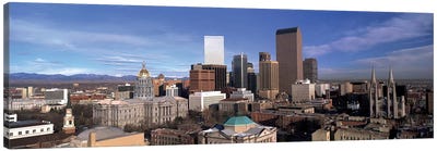 Downtown Skyline, Denver, Denver County, Colorado, USA Canvas Art Print - Colorado Art