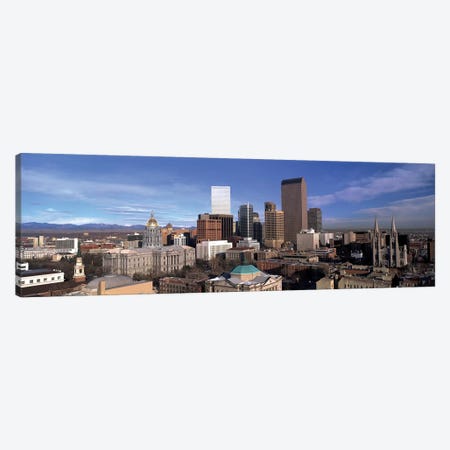 Downtown Skyline, Denver, Denver County, Colorado, USA Canvas Print #PIM14061} by Panoramic Images Art Print