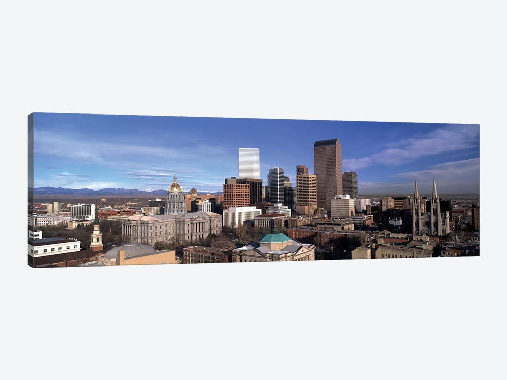 Downtown Skyline, Denver, Denver County, Colorado, USA by Panoramic Images 1-piece Canvas Print
