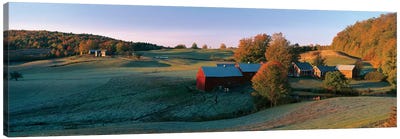 Countryside Landscape, Vermont Canvas Art Print - Vermont
