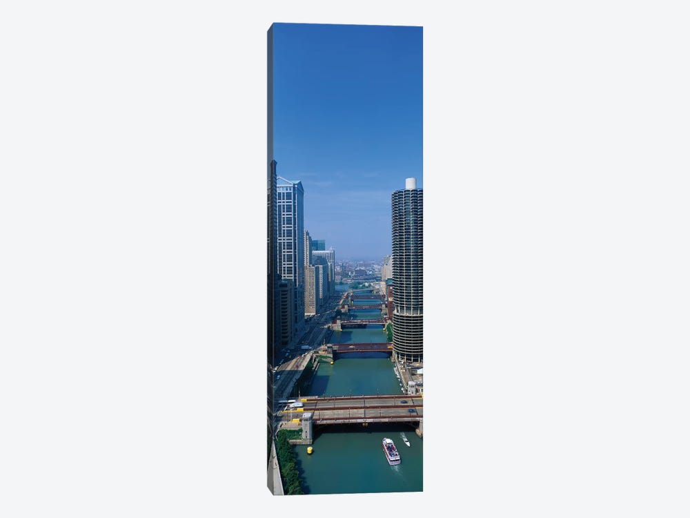 Chicago River I, Chicago, Cook County, Illinois, USA by Panoramic Images 1-piece Art Print