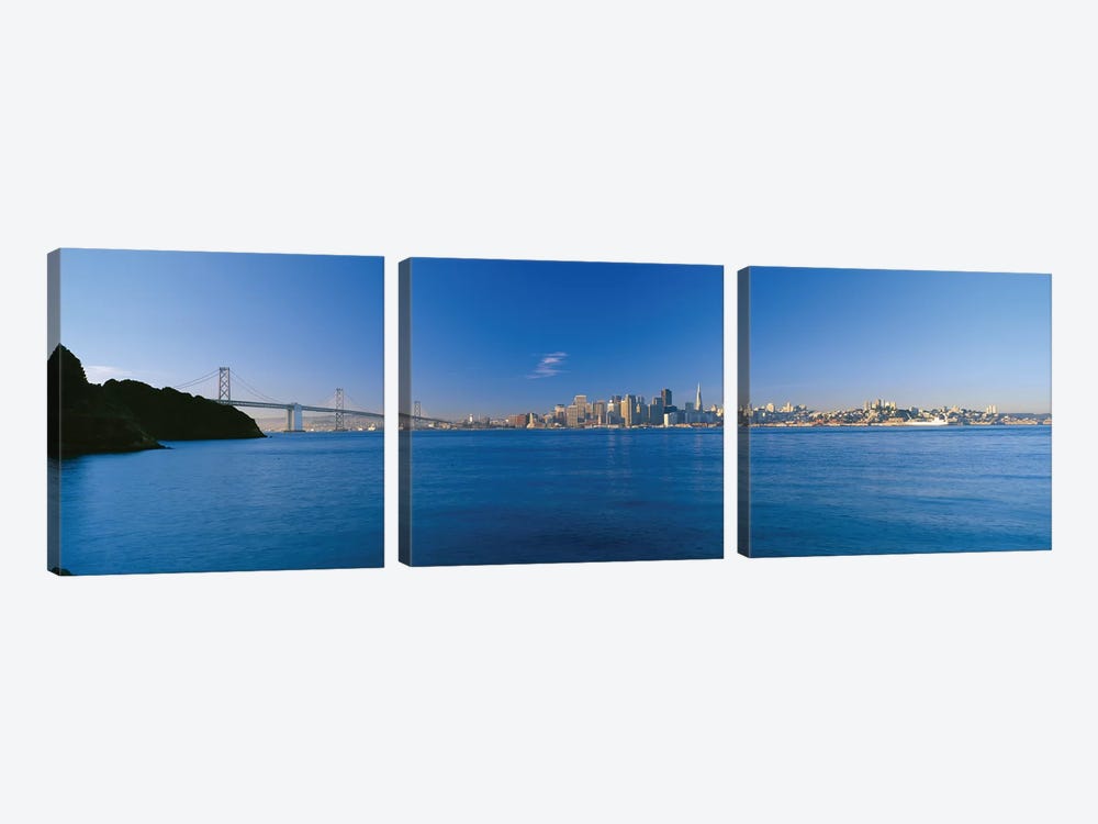 Downtown Skyline I, San Francisco, California by Panoramic Images 3-piece Canvas Print
