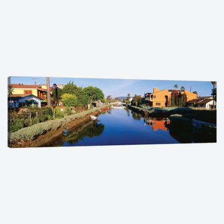 Venice Canal Historic District, Los Angeles, California Canvas Print #PIM14075} by Panoramic Images Canvas Print