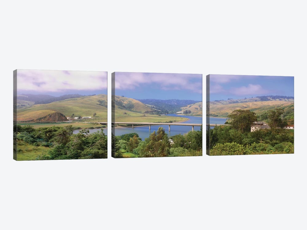 Countryside Landscape, Sonoma County, California, USA by Panoramic Images 3-piece Canvas Art