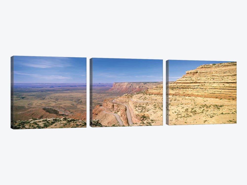 Muley Point, San Juan County, Utah, USA by Panoramic Images 3-piece Canvas Art