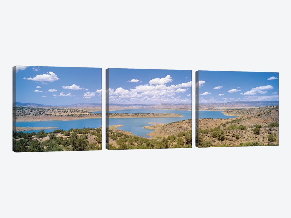 U.S. Army Corps of Engineers Abiquiu Lake Reservoir, Rio Arriba County, New Mexico, USA by Panoramic Images 3-piece Canvas Art