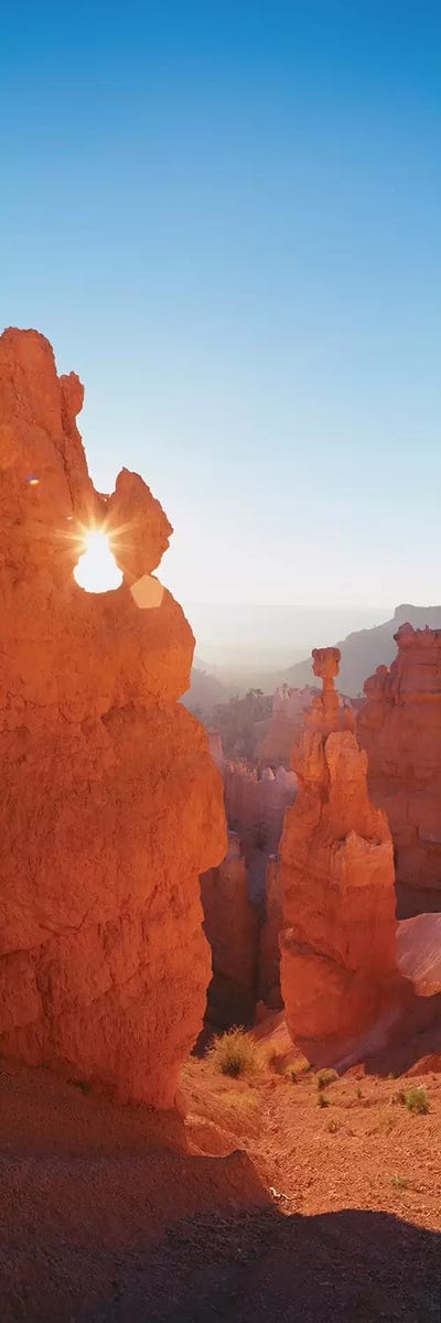 Hoodoos at Sunrise, Bryce Canyon National Park, Utah, USA by Panoramic Images acrylic art print