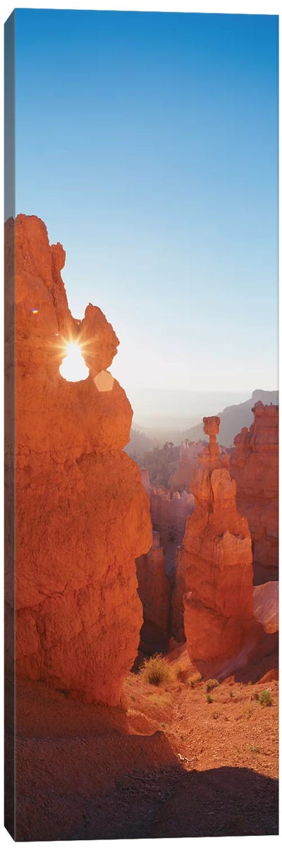 Hoodoos at Sunrise, Bryce Canyon National Park, Utah, USA Canvas Art Print - Bryce Canyon National Park Art