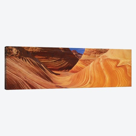 The Wave, Coyote Buttes, Paria Canyon-Vermilion Cliffs Wilderness, Coconino County, Arizona, USA Canvas Print #PIM14082} by Panoramic Images Art Print